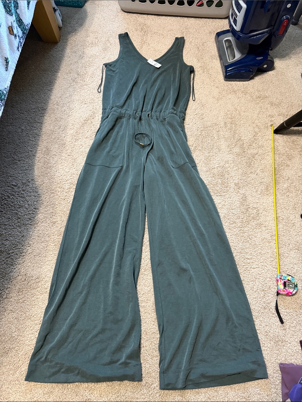 Loft Wide-Leg Sleeveless Jumpsuit